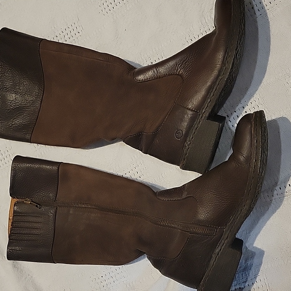 Born Women's Brown Heeled Boots